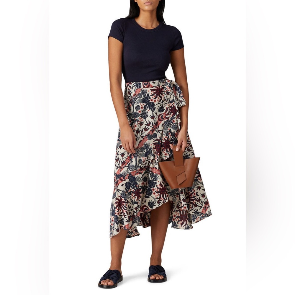 Scotch & Soda Tie Waist Wrap Skirt